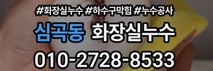 심곡동 누수탐지