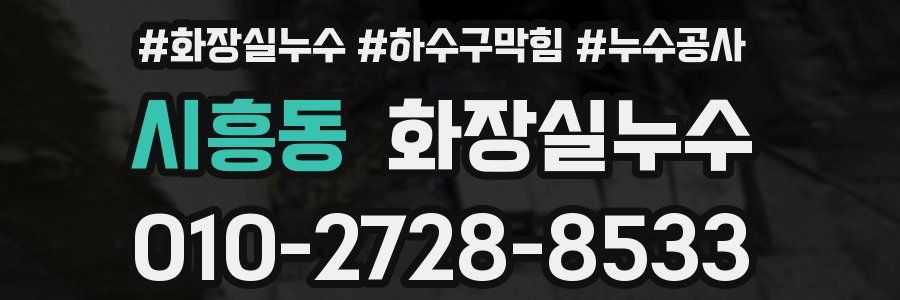 시흥동 누수탐지