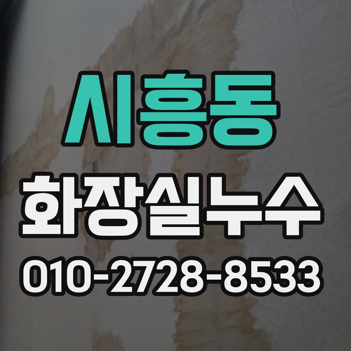 시흥동 화장실누수탐지
