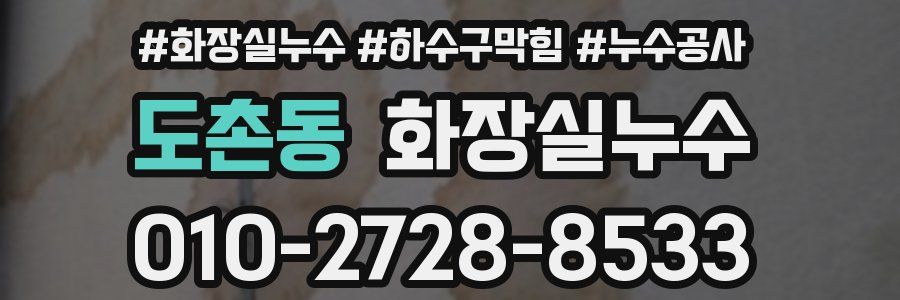 도촌동 누수탐지