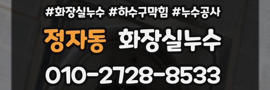 정자동 누수탐지