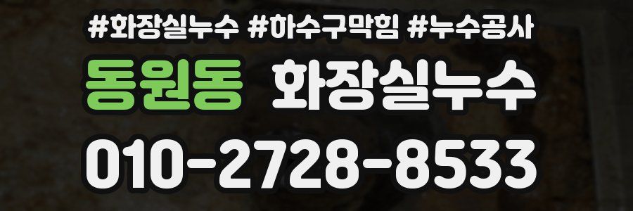 동원동 누수탐지