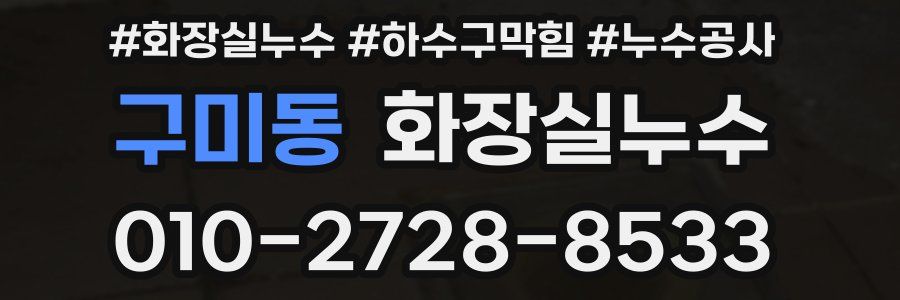 구미동 누수탐지