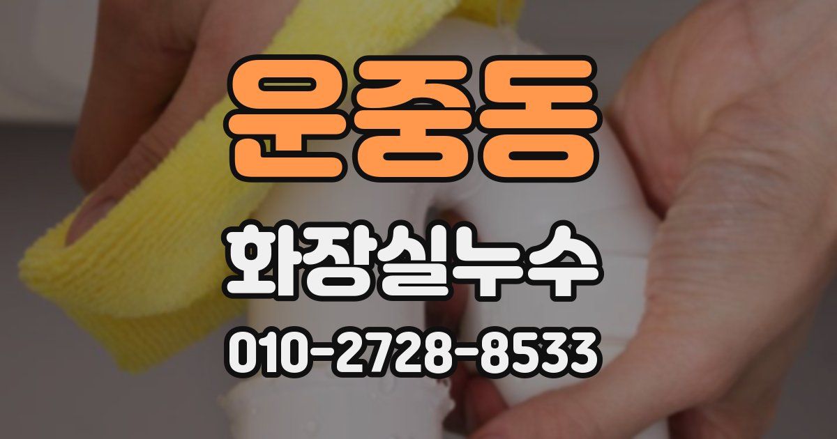 운중동 누수업체