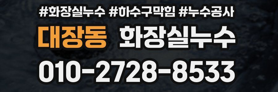 대장동 누수탐지