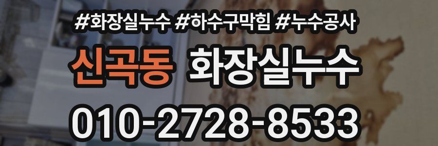 신곡동 누수탐지