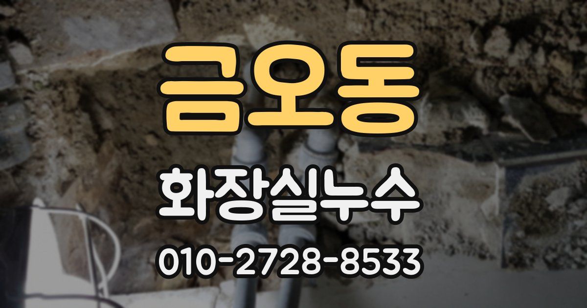 금오동 누수업체