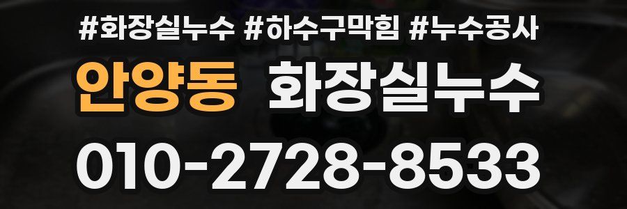 안양동 누수탐지