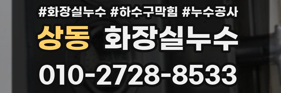 상동 누수탐지