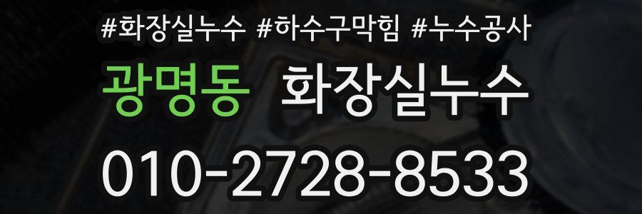 광명동 누수탐지