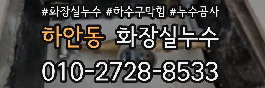 하안동 누수탐지