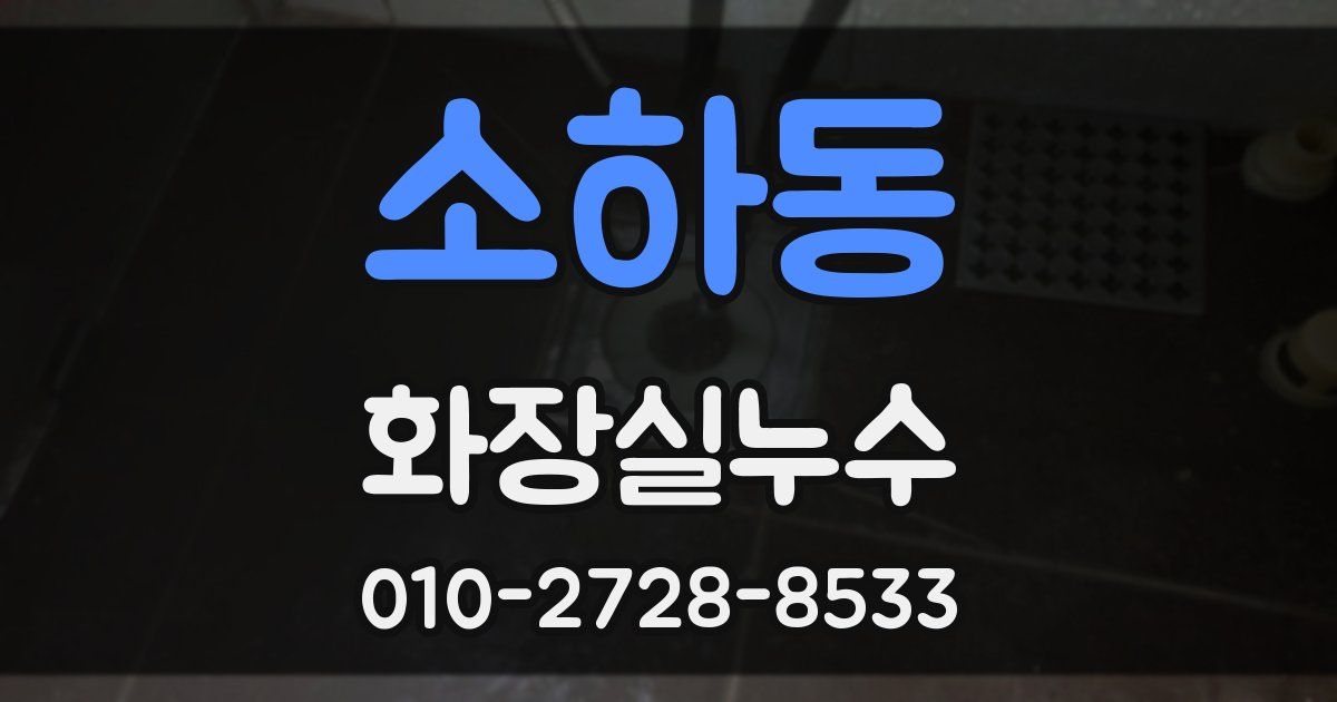 소하동 누수업체