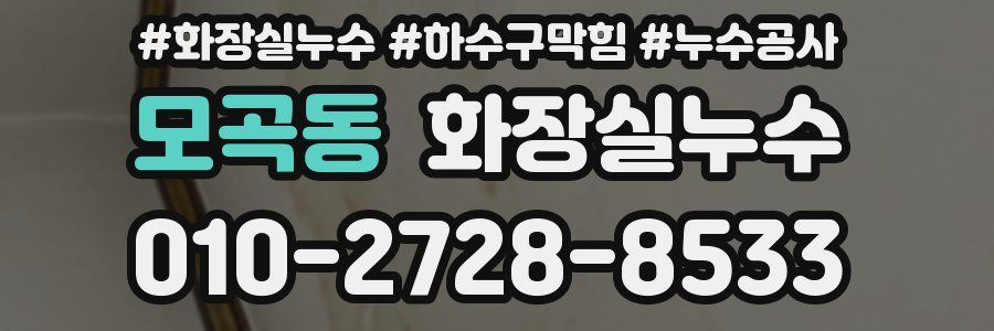 모곡동 누수탐지