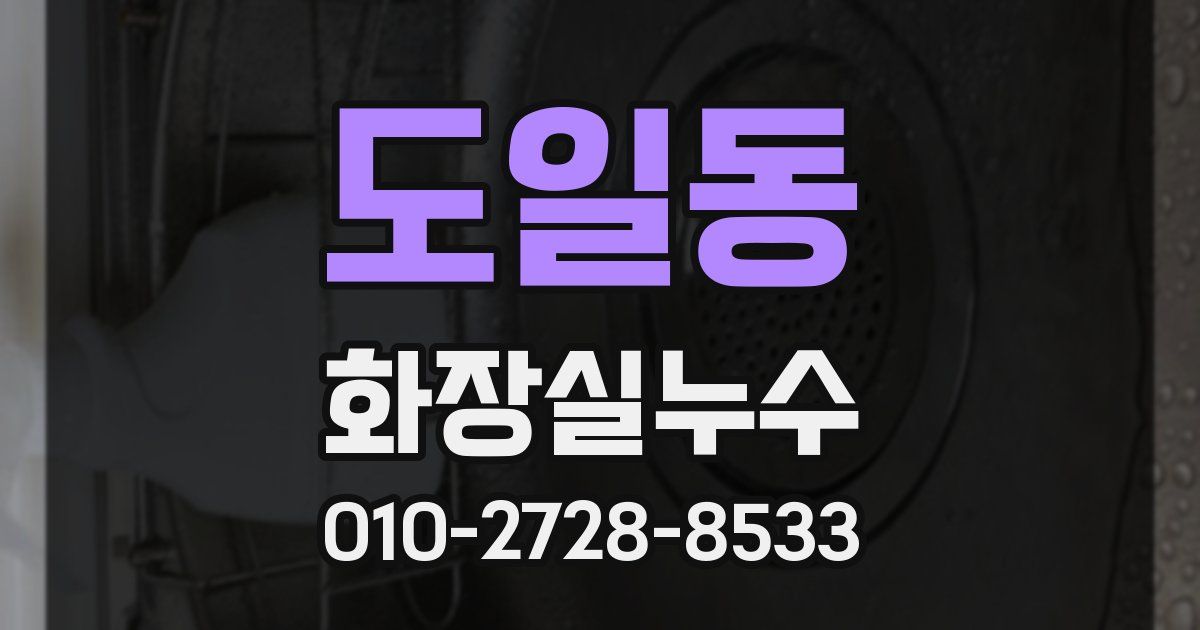도일동 누수업체
