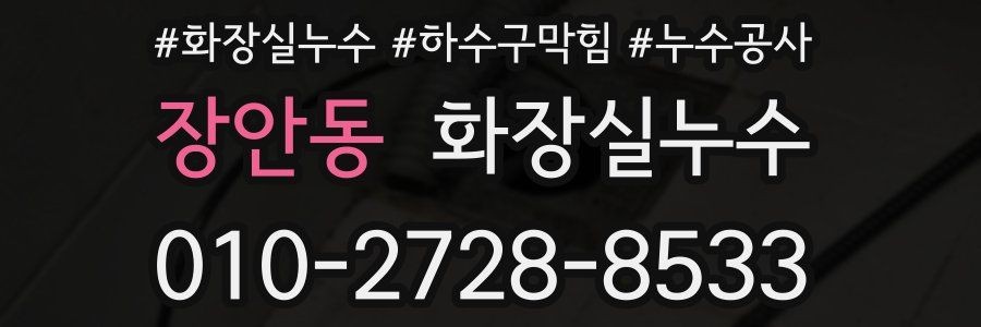 장안동 누수탐지