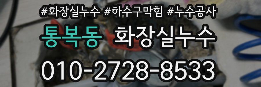 통복동 누수탐지