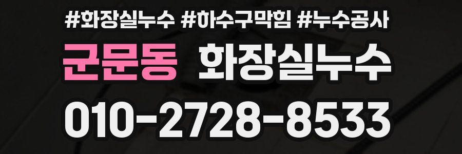 군문동 누수탐지