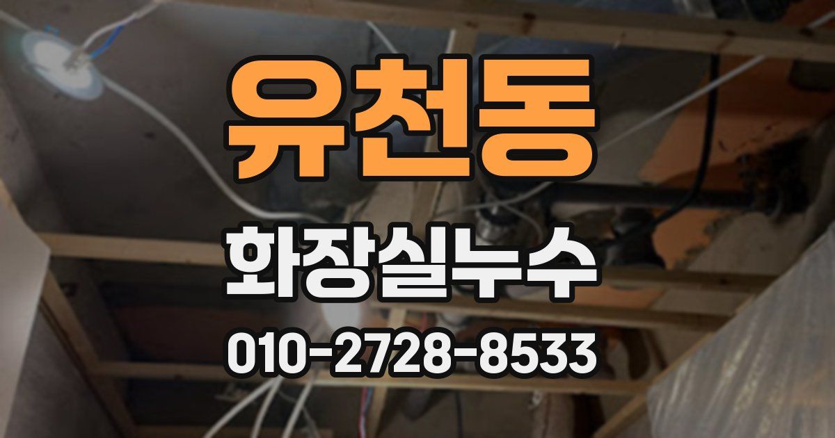 유천동 누수업체