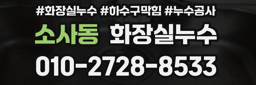 소사동 누수탐지