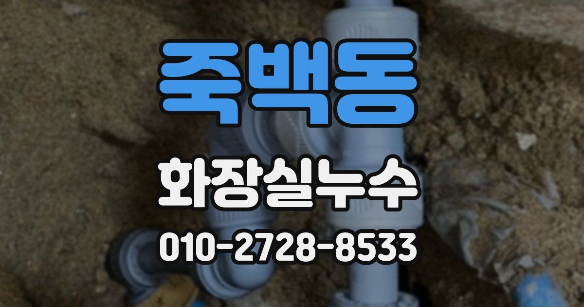 죽백동 누수업체