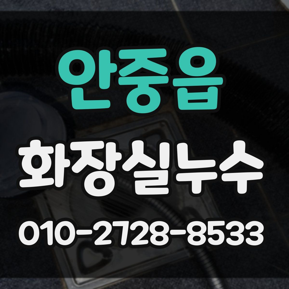 안중읍 화장실누수탐지