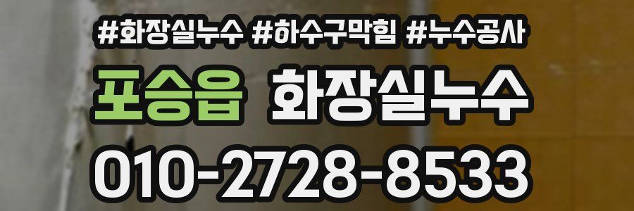 포승읍 누수탐지