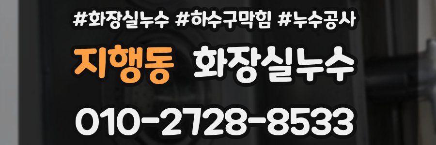 지행동 누수탐지