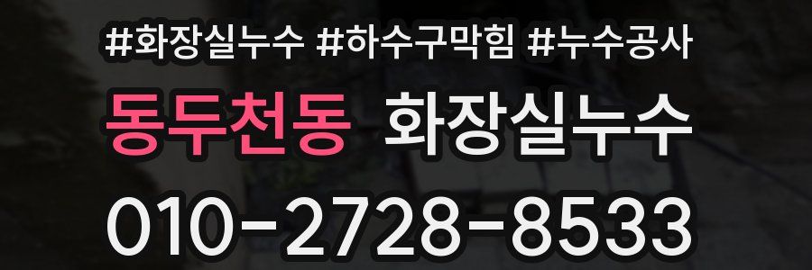 동두천동 누수탐지