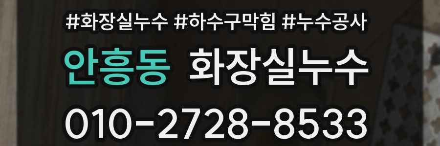 안흥동 누수탐지