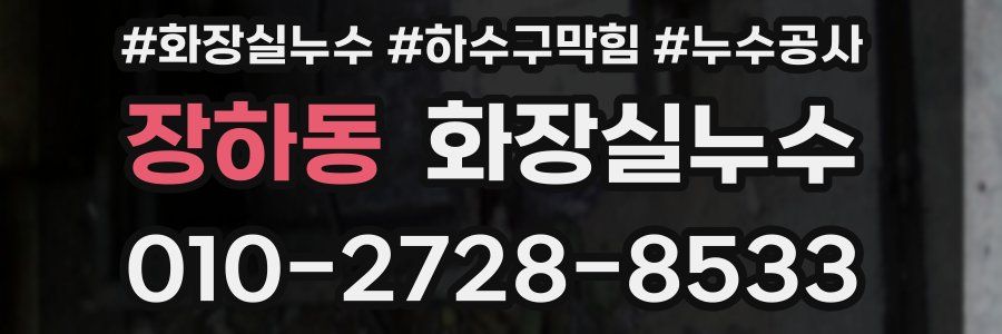 장하동 누수탐지