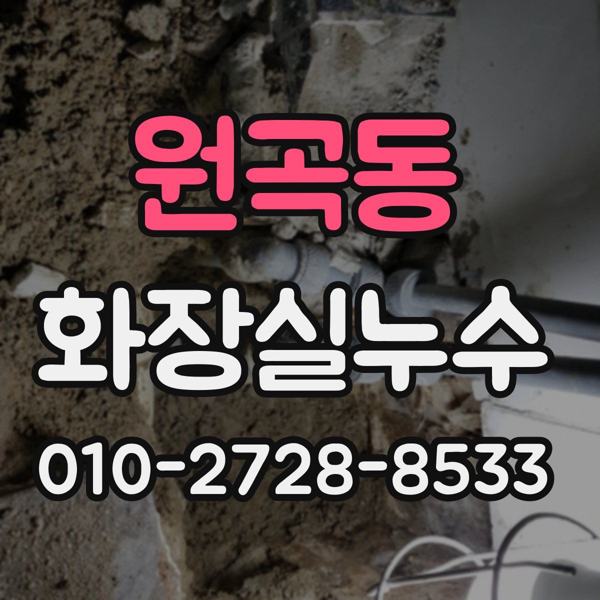 원곡동 화장실누수탐지