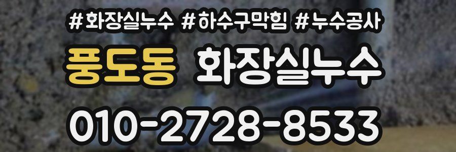 풍도동 누수탐지