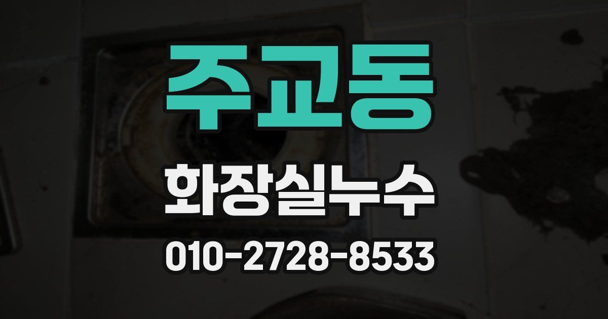 주교동 누수업체