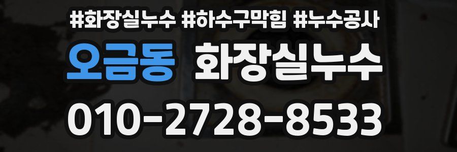 오금동 누수탐지