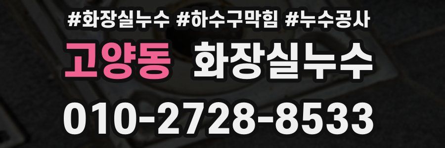 고양동 누수탐지