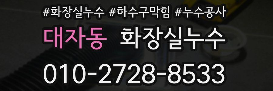 대자동 누수탐지