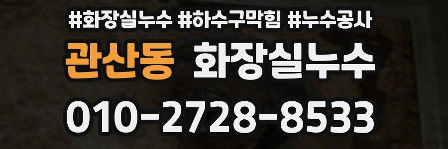 관산동 누수탐지