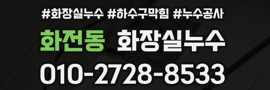 화전동 누수탐지