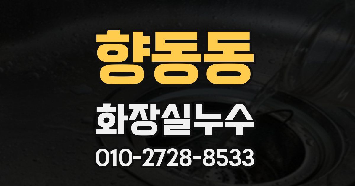 향동동 누수업체
