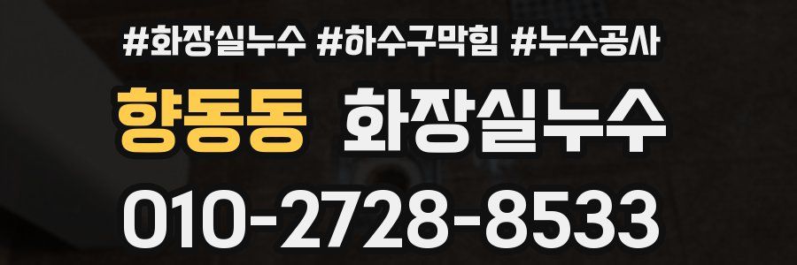 향동동 누수탐지