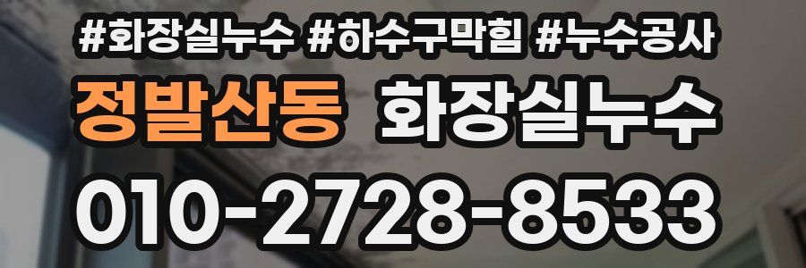 정발산동 누수탐지