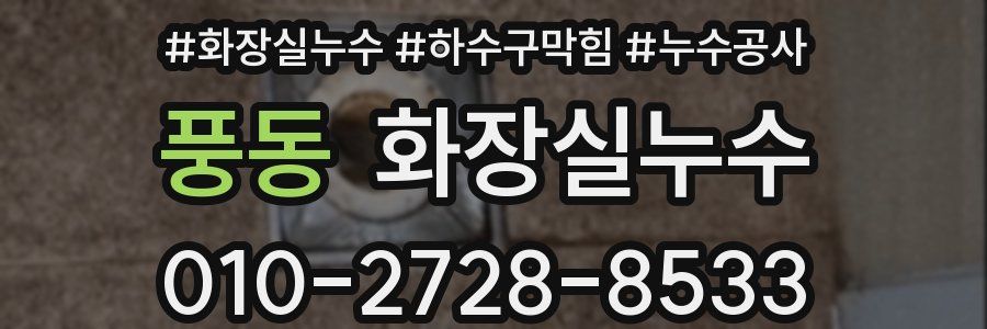풍동 누수탐지