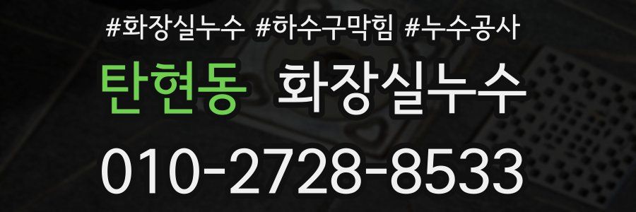 탄현동 누수탐지