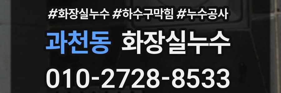 과천동 누수탐지