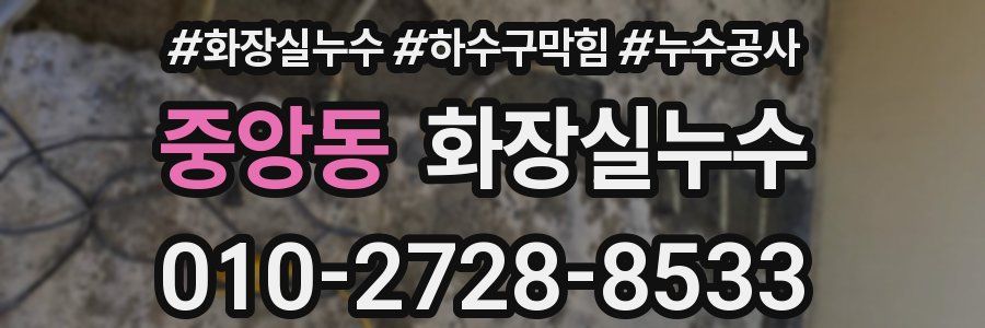 중앙동 누수탐지