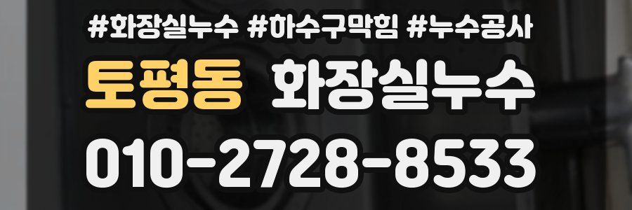 토평동 누수탐지