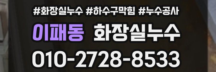 이패동 누수탐지