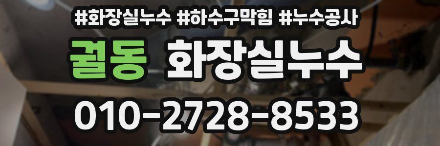 궐동 누수탐지