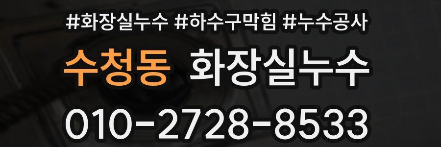 수청동 누수탐지
