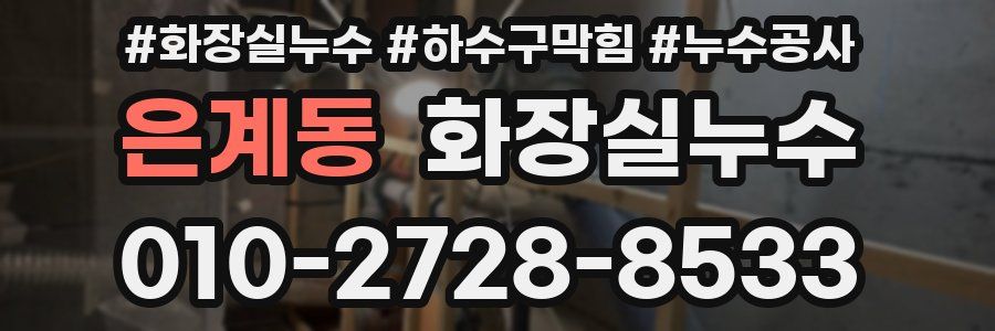 은계동 누수탐지